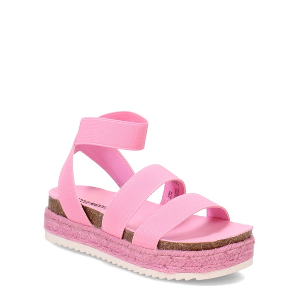 Steve Madden Kids Pink Sandals Girl’s Size 3, New in Box - Picture 2 of 11